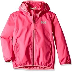 Helly Hanson Pink Rain Jacket | Size 7